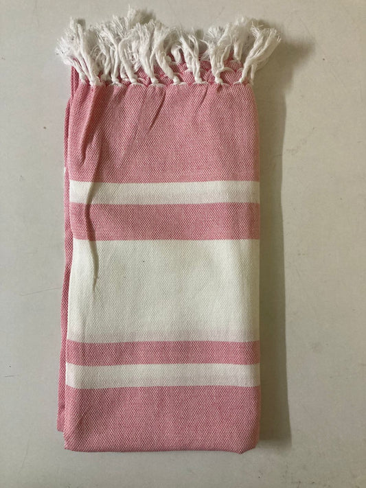 Export 100% cotton pink colour bath towel