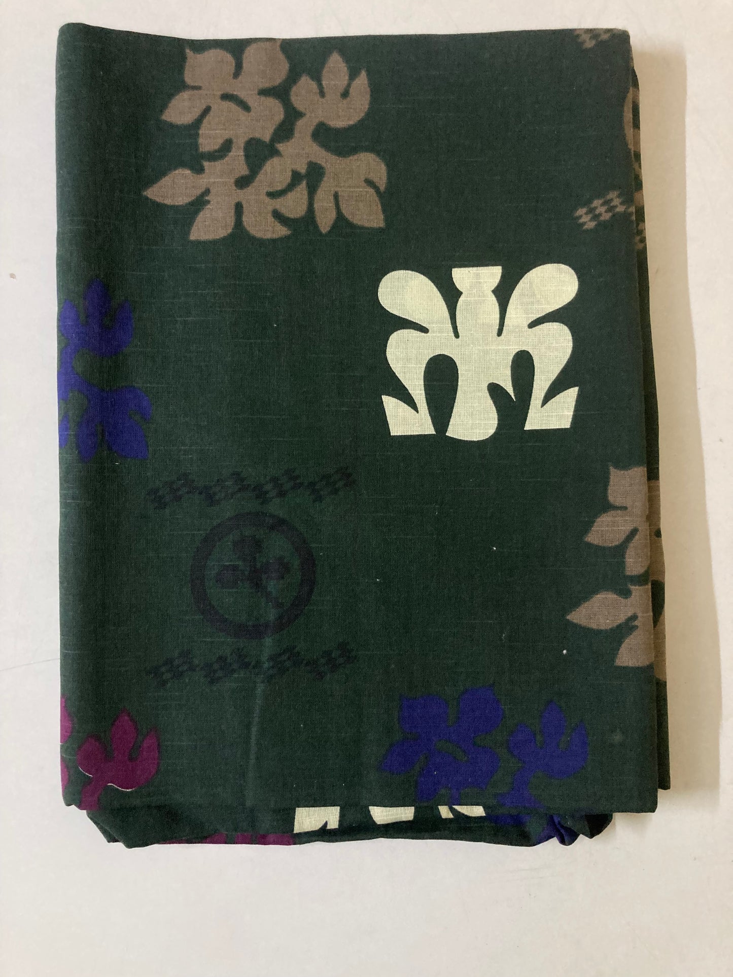 Export 100% Cotton Green Colour Floral Bedsheet